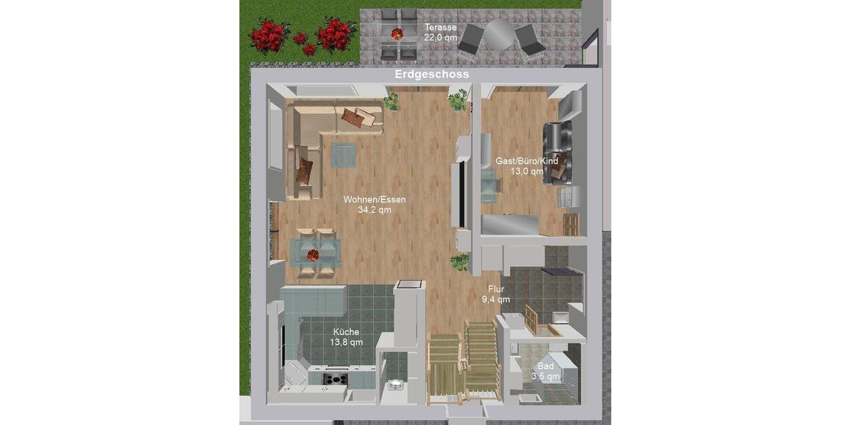 Einfamilienhaus Rosenheim Innenstadt - 5 Zimmer, 158 m&sup2;, 1.309.000&euro; | Angebot:27086163