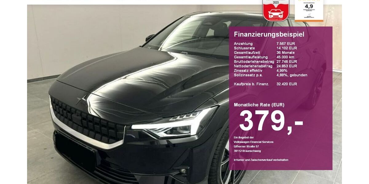 Polestar 2 33.300 km 32.420 &euro; Albbruck 79774