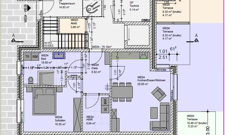 Etagenwohnung Schortens - 2 Zimmer, 70 m&sup2;, 249.000&euro; | Angebot:27197626