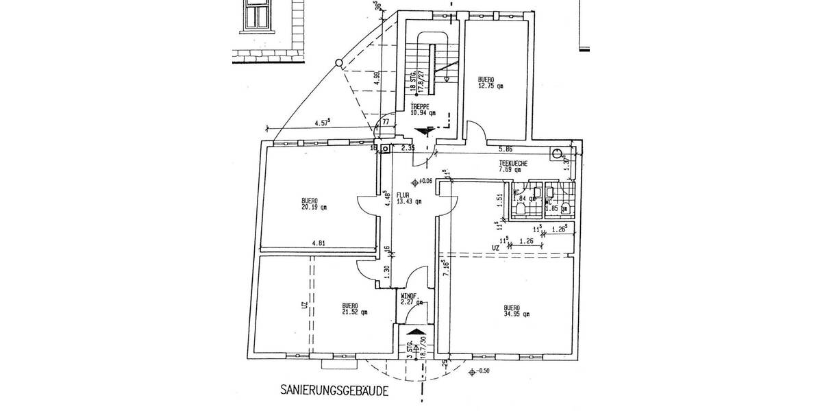 Gewerbeobjekt Eisenach - 3 Zimmer, 107 m&sup2;, 857&euro; | Angebot:26358742