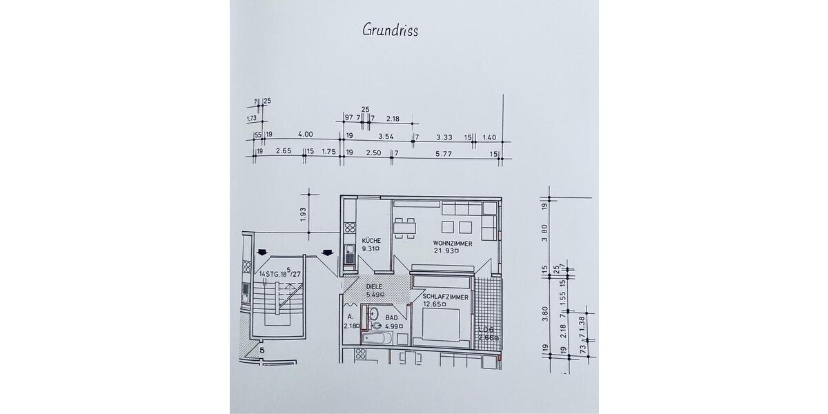 Etagenwohnung Rosenheim Innenstadt - 2 Zimmer, 56 m&sup2;, 264.000&euro; | Angebot:26403425