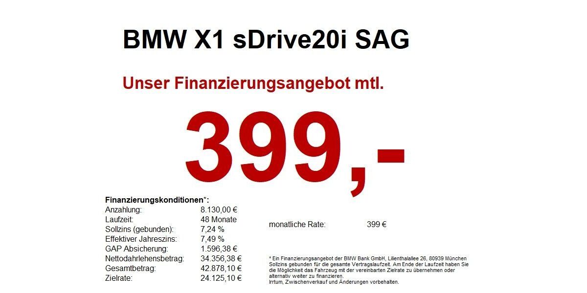 BMW X1 10.893 km 39.740 &euro; Erbach 64711