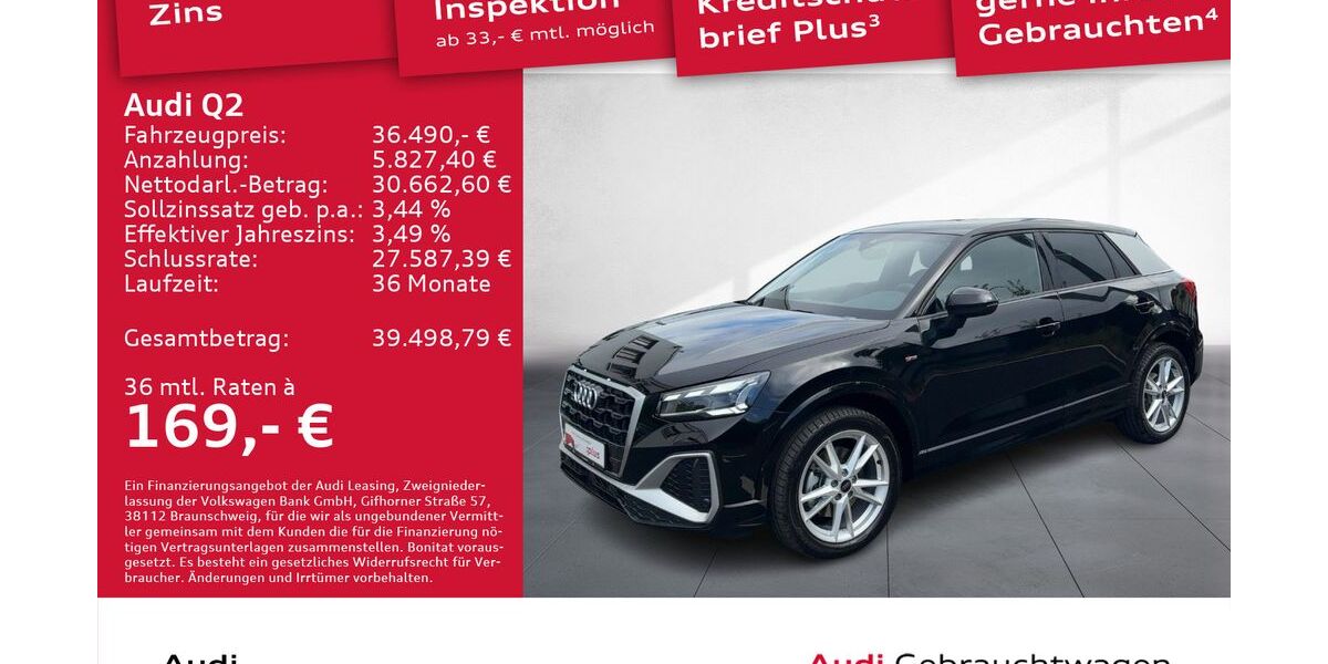 Audi Q2 8.762 km 36.490 € Dresden 01067