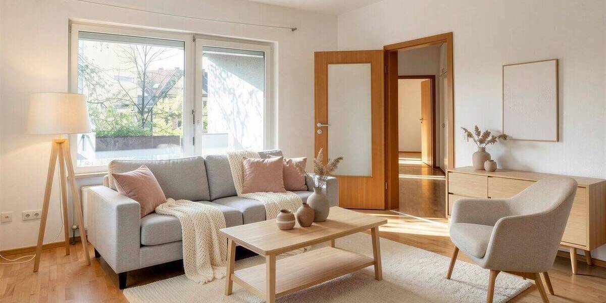 Etagenwohnung Konstanz Paradies - 2 Zimmer, 60 m&sup2;, 355.000&euro; | Angebot:26092996