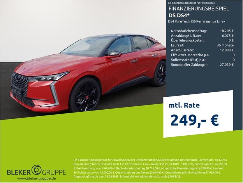 DS Automobiles DS4 15.603 km 24.280 € Dülmen 48249