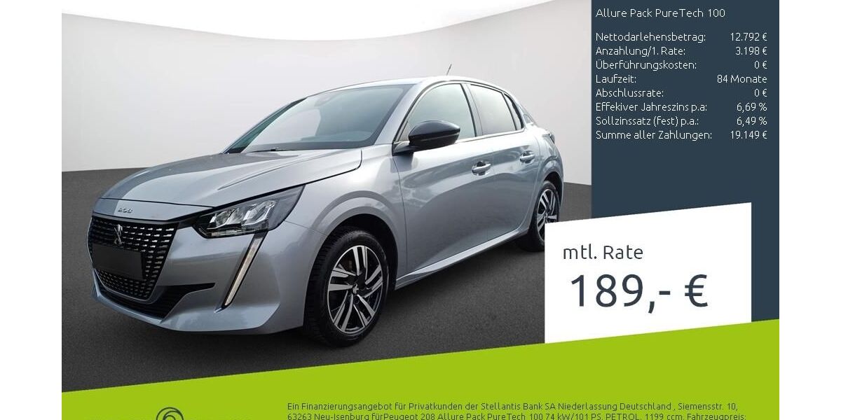 Peugeot 208 30.272 km 15.990 &euro; Ahaus 48683