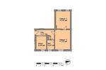 Etagenwohnung Großräschen Klein Räschen - 2 Zimmer, 50 m&sup2;, 300&euro; | Angebot:26798035