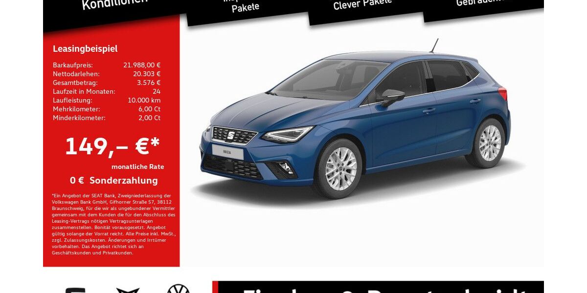 Seat Ibiza 16.250 km 21.988 &euro; Lohmar 53797
