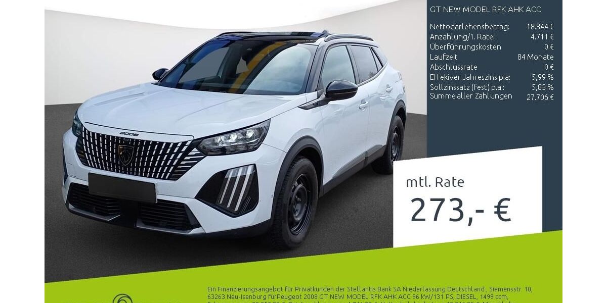 Peugeot 2008 67.521 km 23.160 &euro; Borken 46325