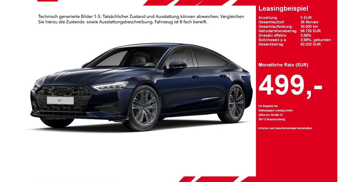 Audi A7 24.157 km 56.725 &euro; Gütersloh 33334