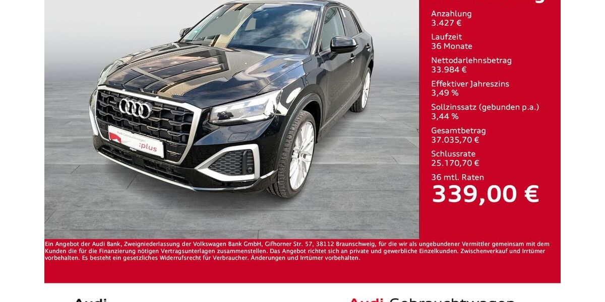 Audi Q2 3.425 km 37.411 &euro; Dortmund 44143