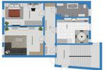 Dachgeschoßwohnung Halle (Saale) Am Wasserturm/Thaerviertel - 2 Zimmer, 65 m&sup2;, 475&euro; | Angebot:26441157