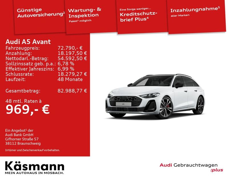 Audi A5 4.000 km 72.790 € Mosbach 74821