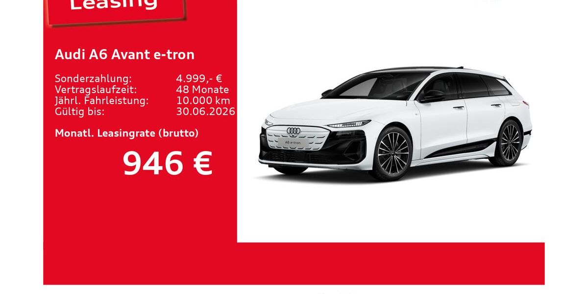 Audi A6 e-tron 4.998 km 95.850 &euro; Ulm 89073