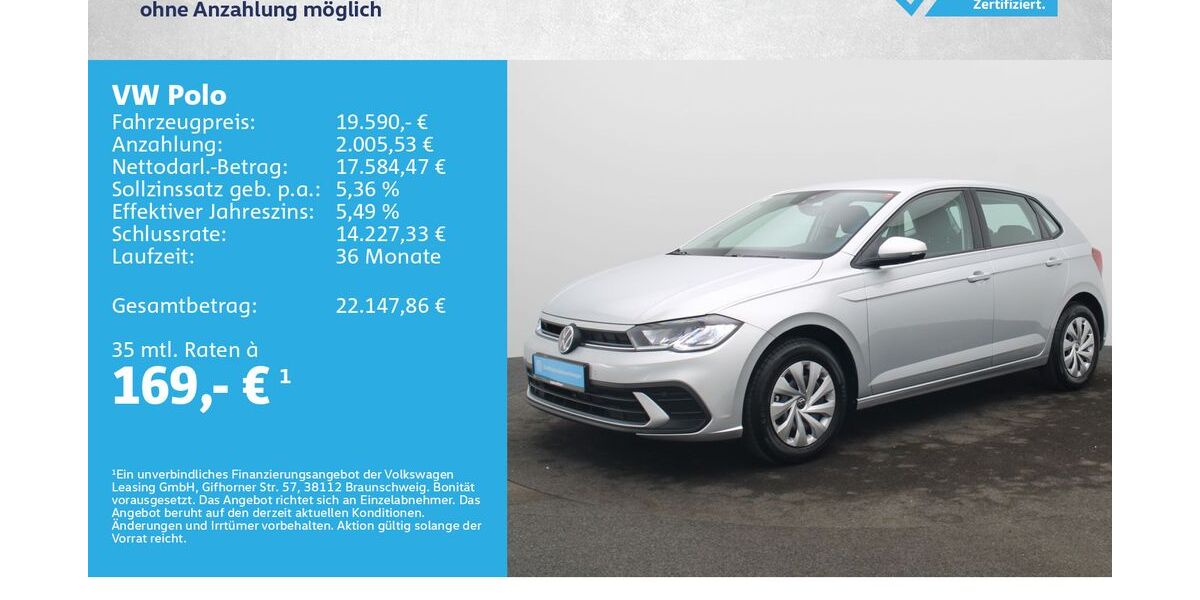 VW Polo 4.000 km 19.190 &euro; Würzburg 97076