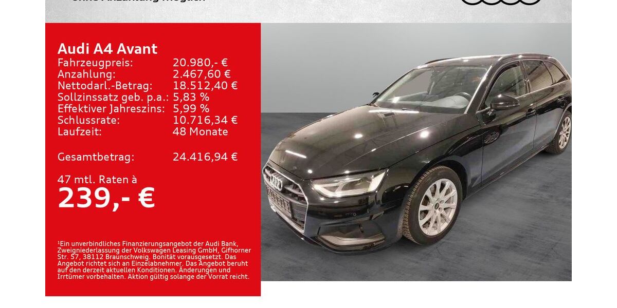 Audi A4 51.000 km 20.580 &euro; Würzburg 97076