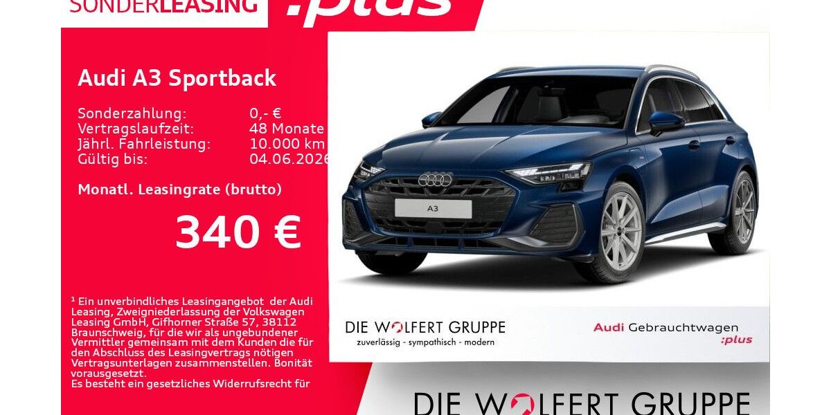 Audi A3 4.762 km 40.440 &euro; Großwallstadt 63868