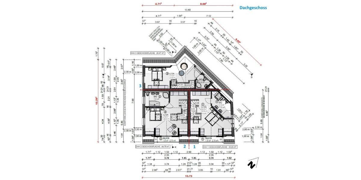 Reihenendhaus München Trudering-Riem - 5 Zimmer, 133 m&sup2;, 1.039.000&euro; | Angebot:26306820