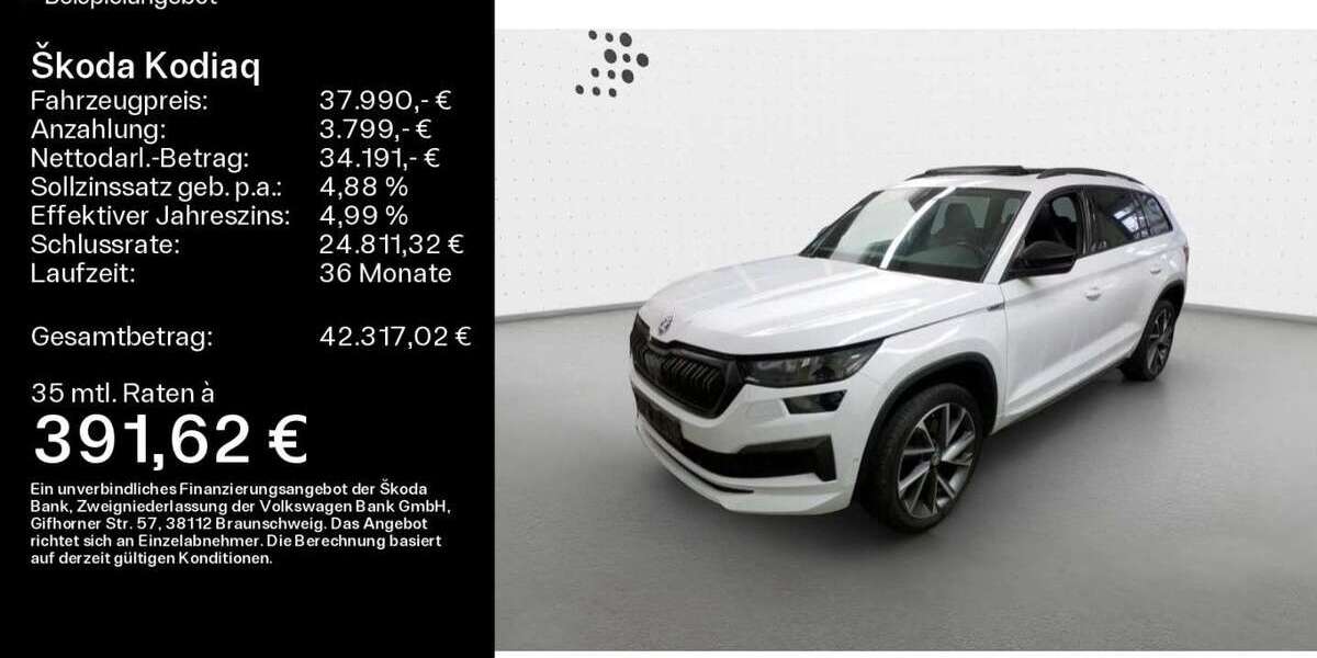 Skoda Kodiaq 88.990 km 37.990 &euro; Bad Kissingen 97688