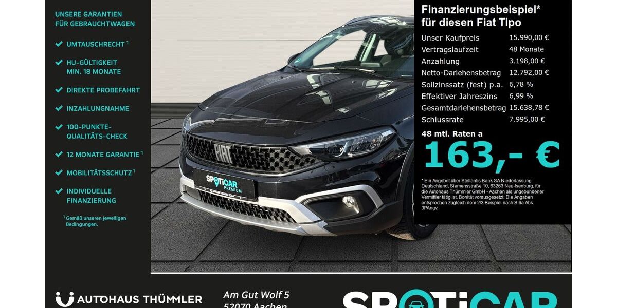 Fiat Tipo 72.450 km 15.790 &euro; Aachen 52070