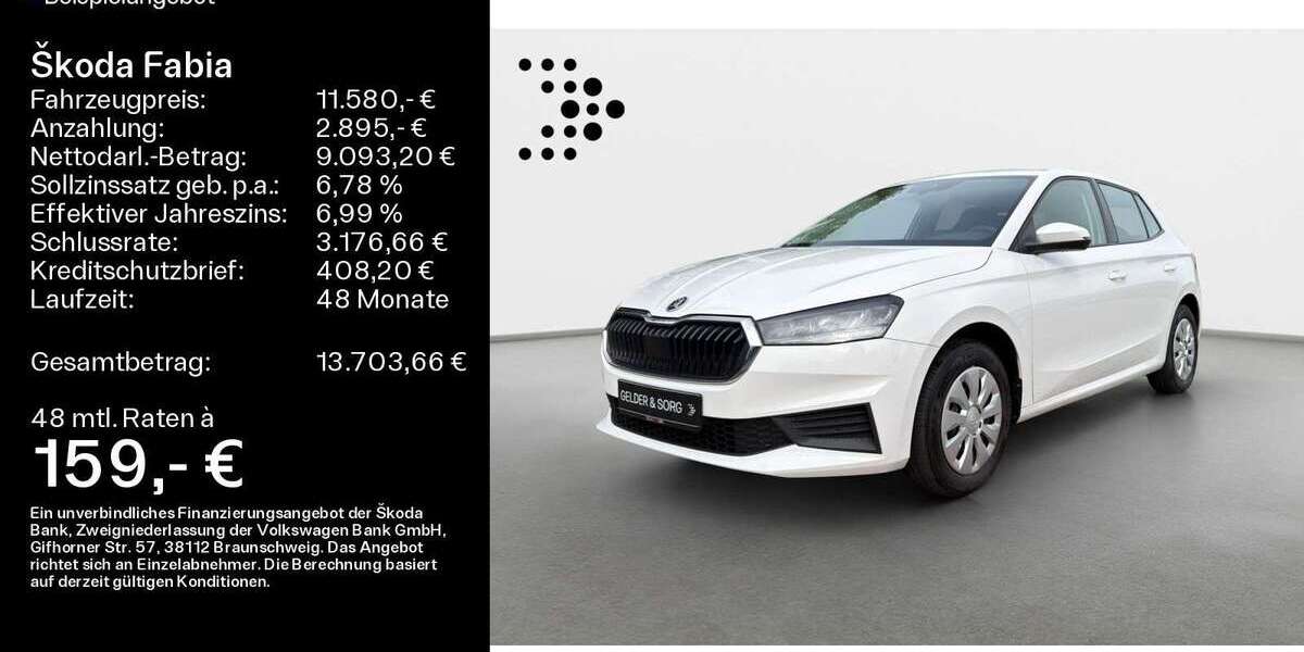 Skoda Fabia 87.490 km 11.580 &euro; Ebern 96106