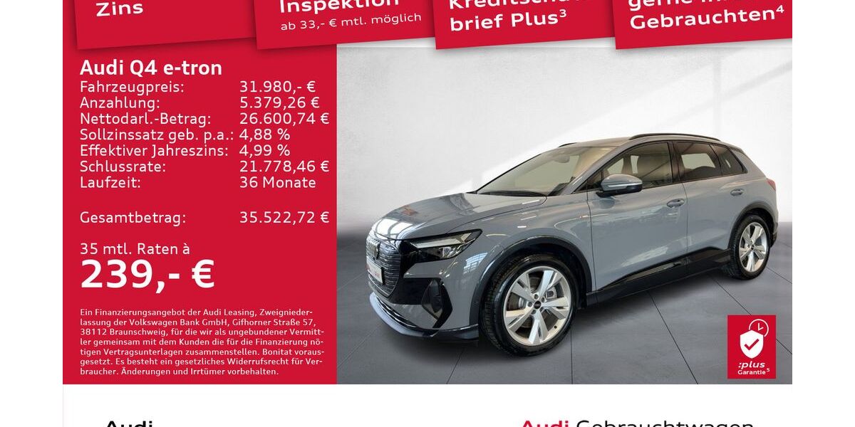 Audi Q4 e-tron 34.673 km 31.980 &euro; Dresden 01169