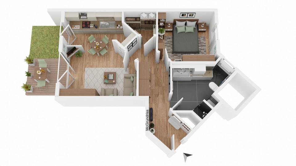 Erdgeschoßwohnung Wedemark - 2 Zimmer, 86 m&sup2;, 325.000&euro; | Angebot:26264675