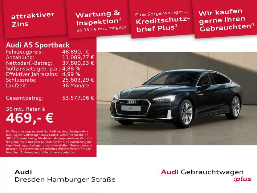 Audi A5 10.611 km 48.890 € Dresden 01067