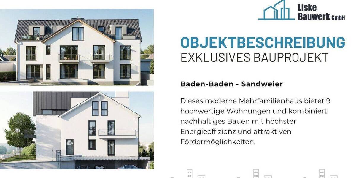 Etagenwohnung Baden-Baden Sandweier - 3 Zimmer, 84 m&sup2;, 425.998&euro; | Angebot:26150680