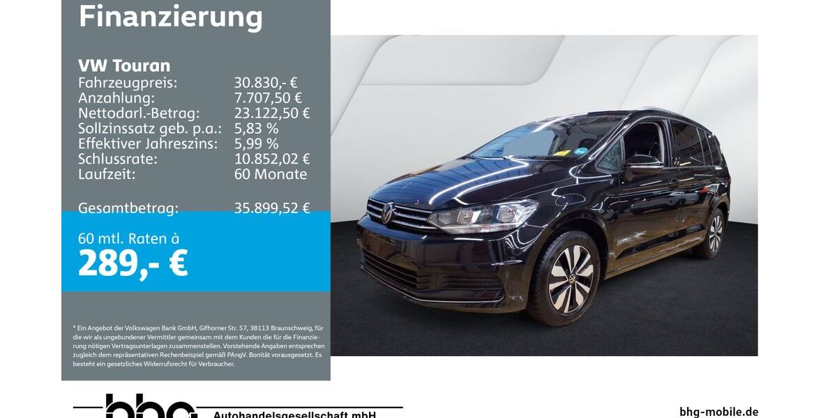 VW Touran 23.628 km 30.830 &euro; Bühl 77815