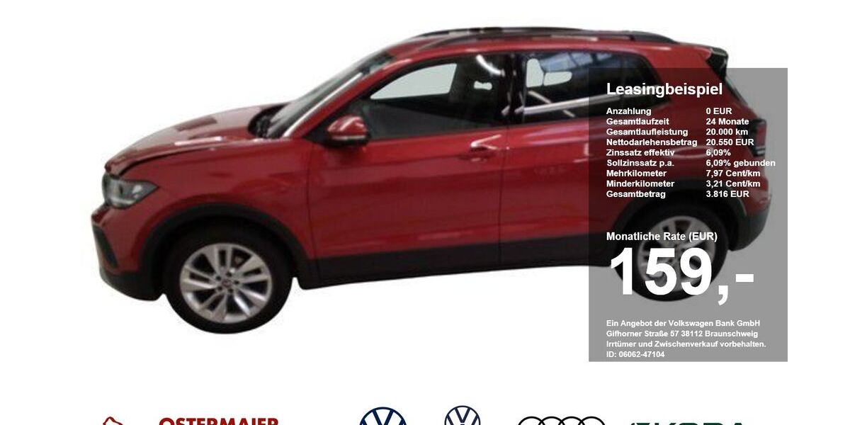 VW T-Cross 9.780 km 20.550 &euro; Eggenfelden 84307