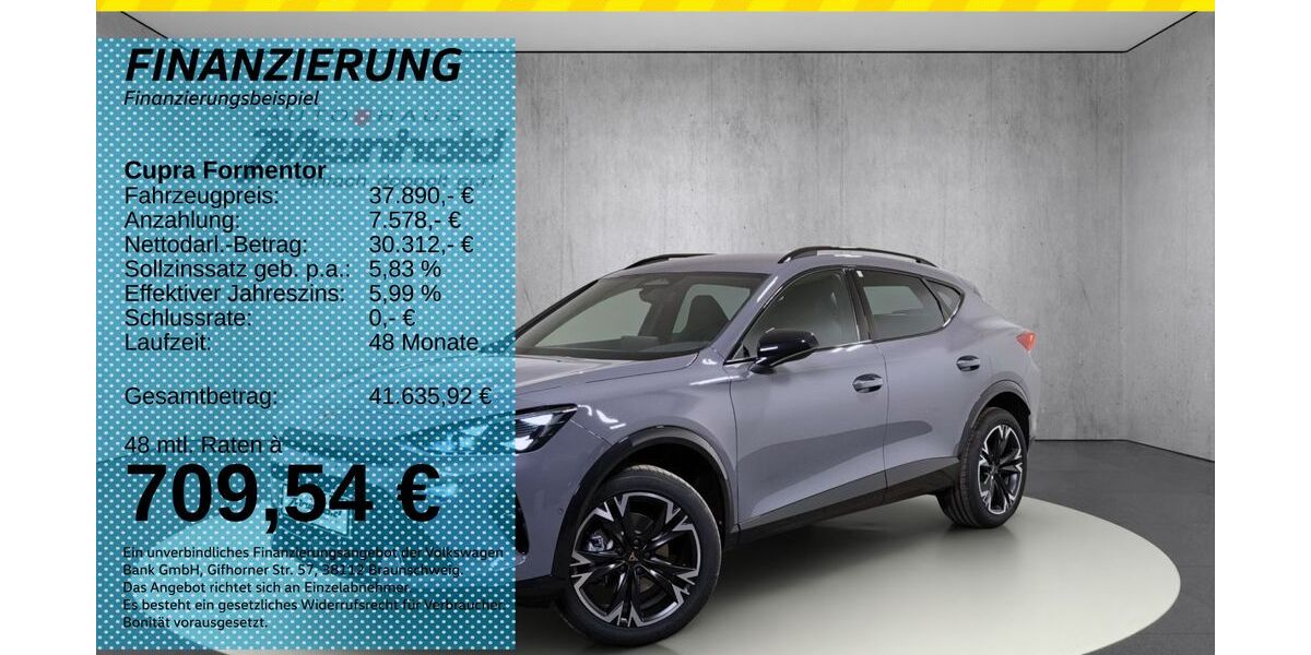Cupra Formentor 1.010 km 37.890 &euro; Auerbach/Rebesgrün 08209
