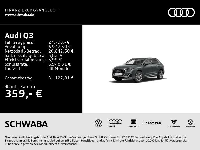 Audi Q3 84.273 km 27.790 &euro; Gersthofen 86368