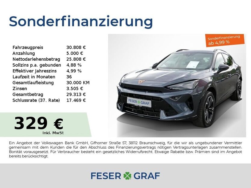 Cupra Formentor 23.730 km 30.808 € Lauf an der Pegnitz 91207