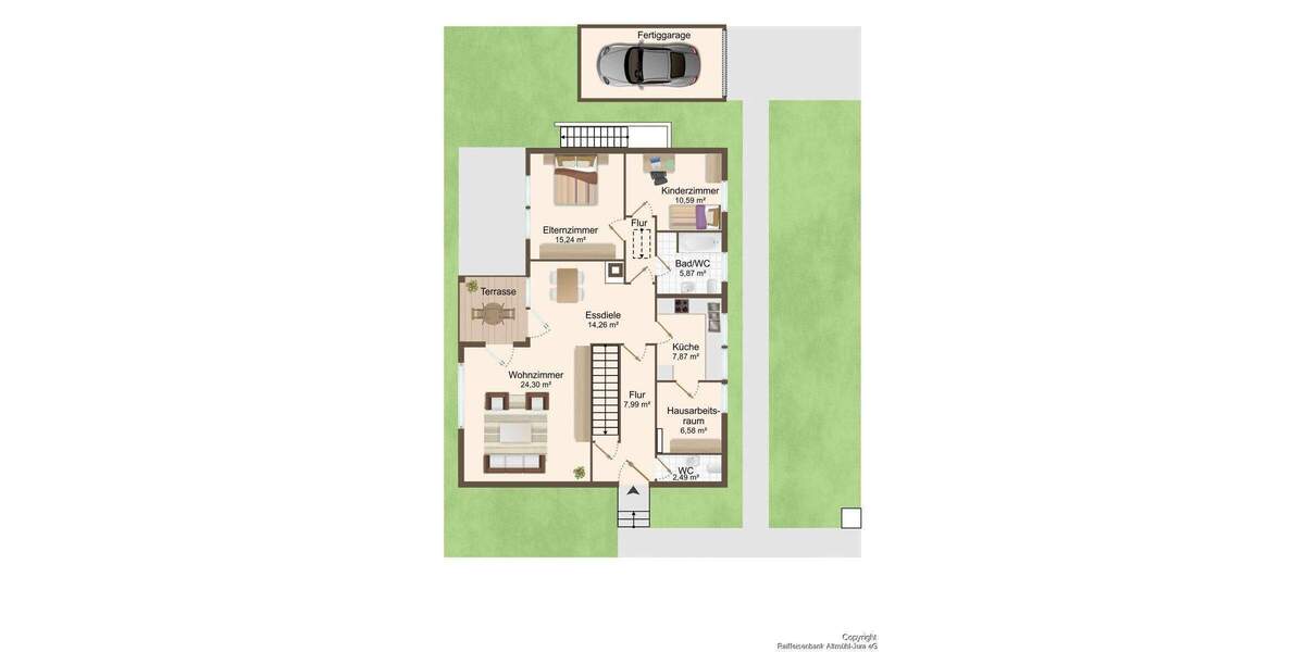 Bungalow Denkendorf / Gelbelsee Gelbelsee - 3 Zimmer, 97 m&sup2;, 399.000&euro; | Angebot:25745122