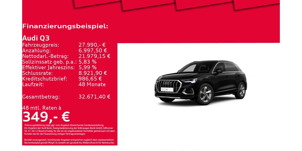 Audi Q3 53.465 km 27.990 &euro; Hannover 30179
