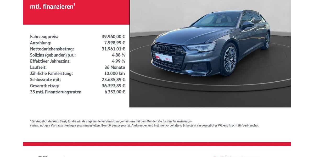 Audi A6 65.490 km 39.960 &euro; Nordhausen 99734