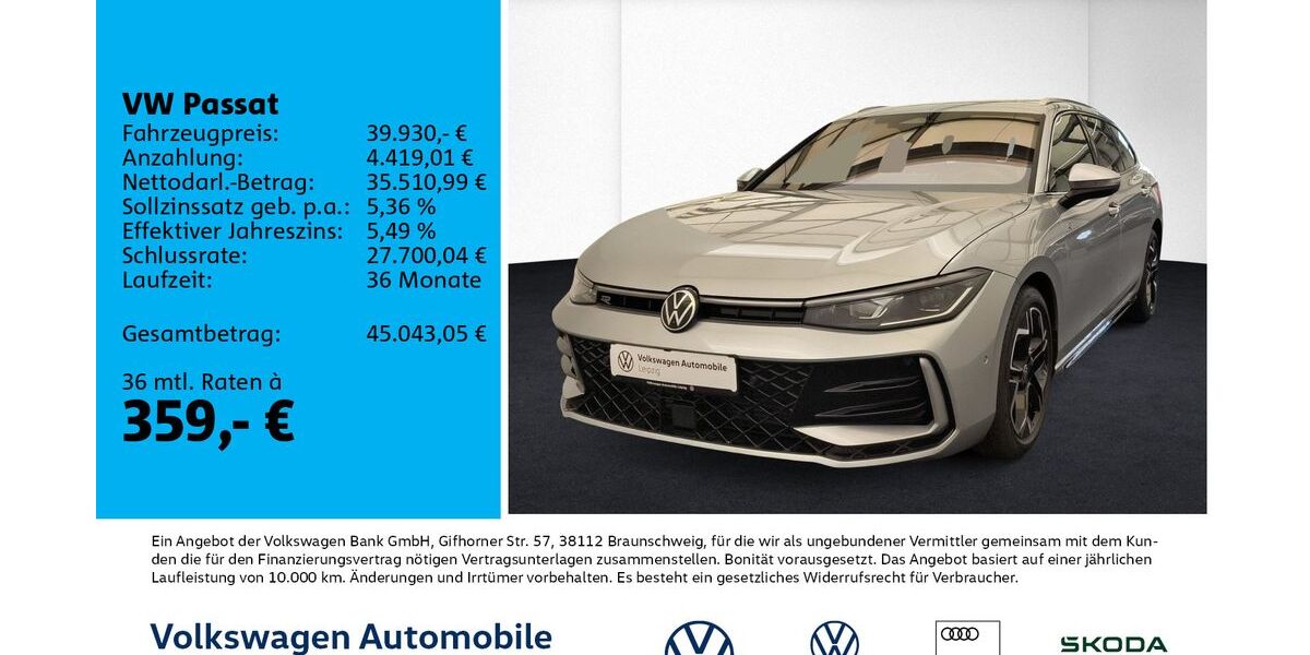 VW Passat 19.986 km 39.930 &euro; Leipzig 04178