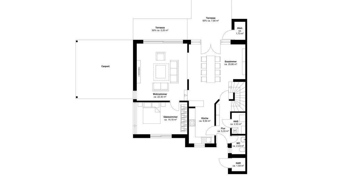 Doppelhaushälfte Buxtehude - 5 Zimmer, 172 m&sup2;, 655.000&euro; | Angebot:26870840