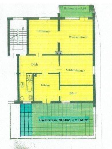 Etagenwohnung Trostberg Deinting - 3 Zimmer, 101 m&sup2;, 980&euro; | Angebot:25152479