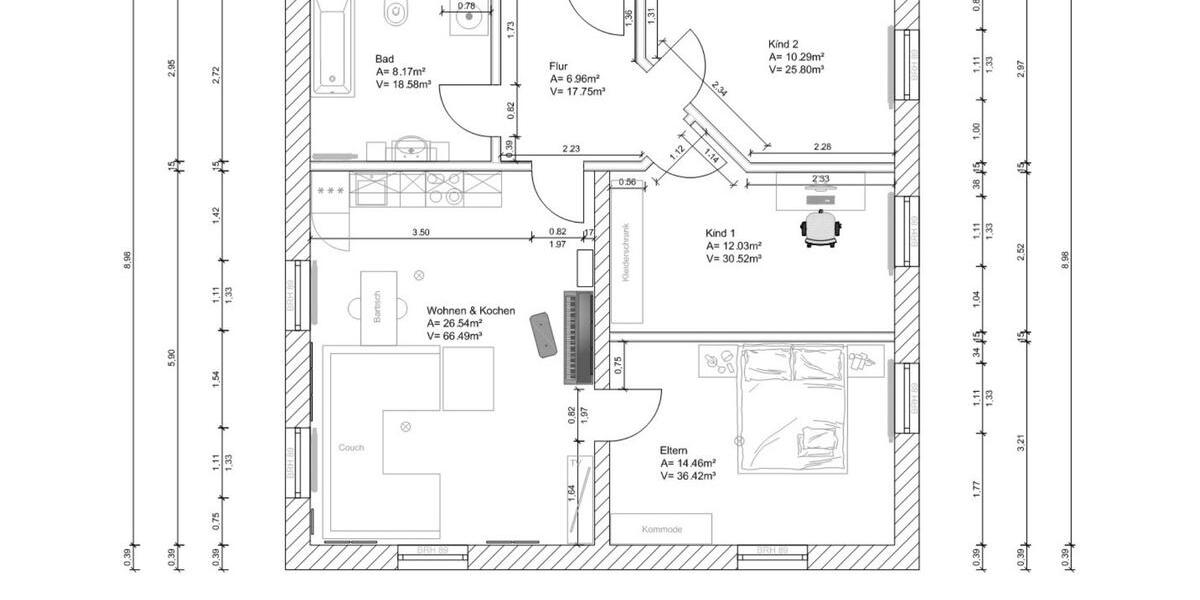 Etagenwohnung Artern - 4 Zimmer, 79 m&sup2;, 545&euro; | Angebot:25304487