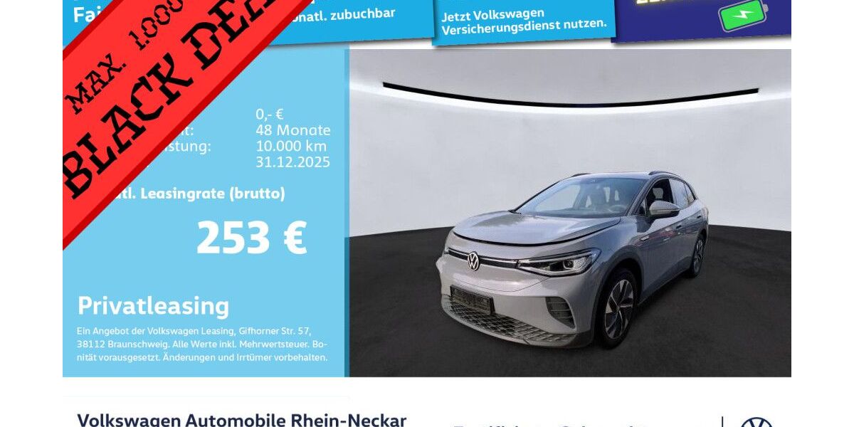 VW ID.4 33.181 km 20.991 € Mannheim 68309