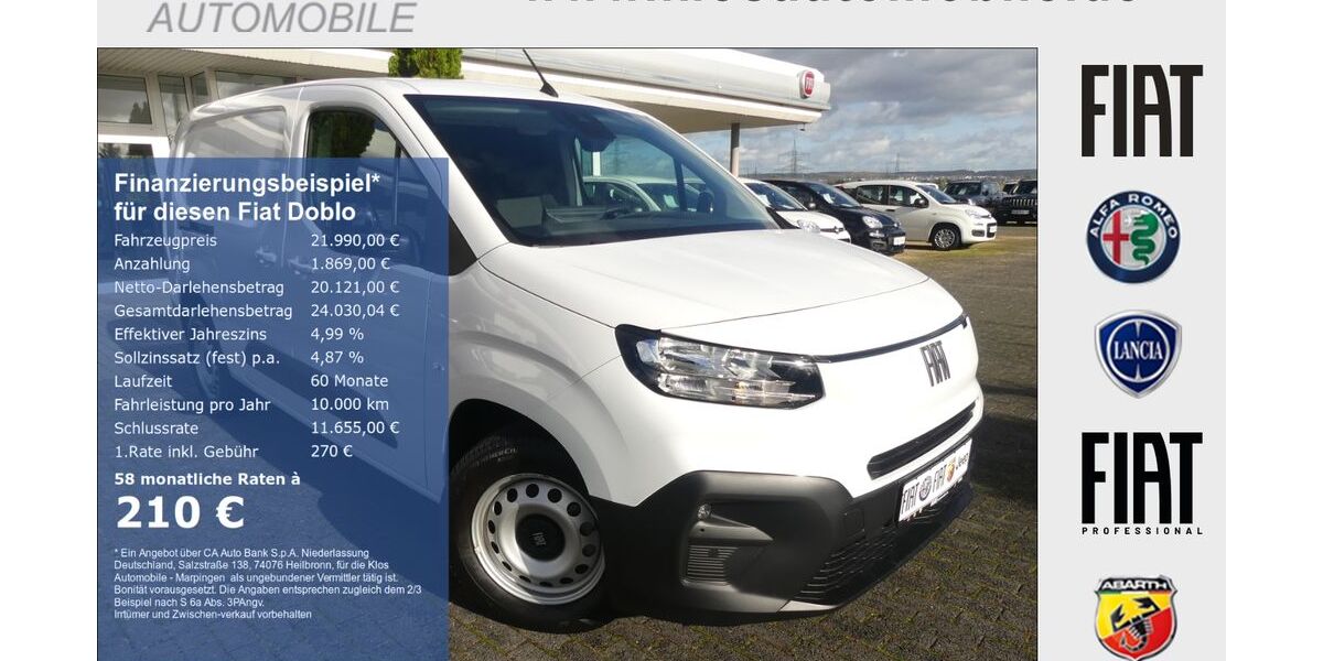 Fiat Doblo 8.624 km 21.990 &euro; Koblenz 56072