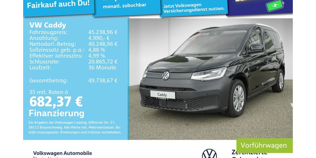 VW Caddy 5.900 km 43.499 € Mannheim 68309