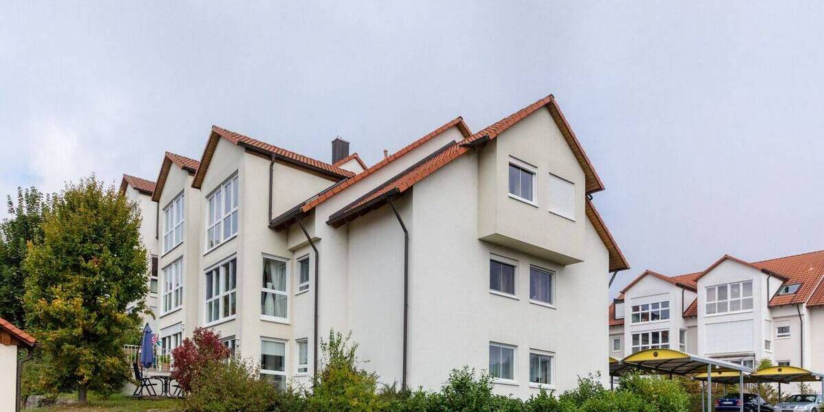 Etagenwohnung Arnstein - 3 Zimmer, 77 m&sup2;, 627&euro; | Angebot:26289812