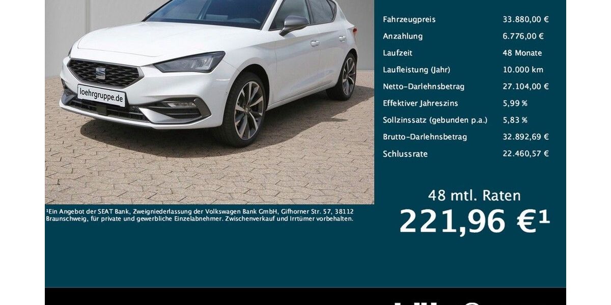Seat Leon 5.500 km 33.880 &euro; Meckenheim / Bonn 53340