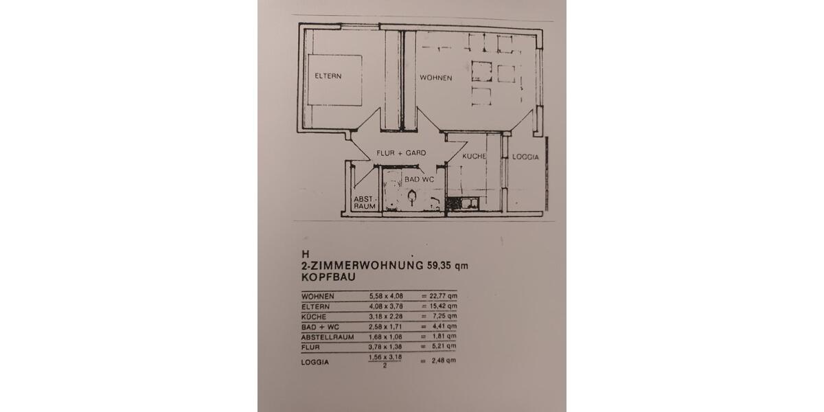2-Zimmer Wohnung 2 zimmer