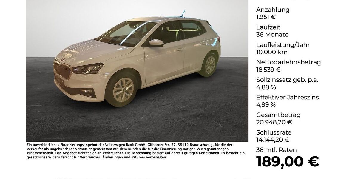 Skoda Fabia 15.733 km 20.490 &euro; Lengerich 49525