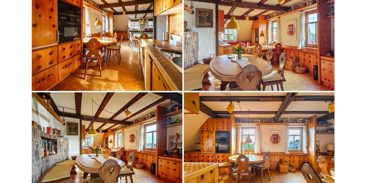 928 m² Grundstück, Charmantes Fachwerkhaus mit Ausbaureserve - Wohnen & Arbeiten unter einem Dach - Bauernhaus, Landhaus Reutlingen Rommelsbach | Angebot:24690906