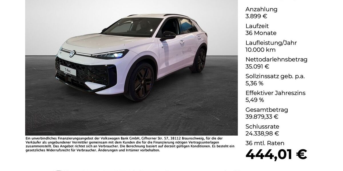 VW T-Roc 4.000 km 38.990 &euro; Vechta 49377